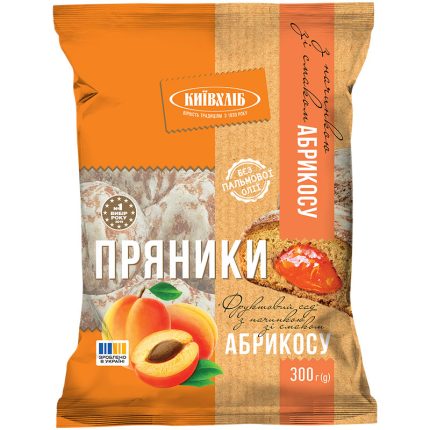 Pierniki "Z nadzieniem morelowym" 300g
