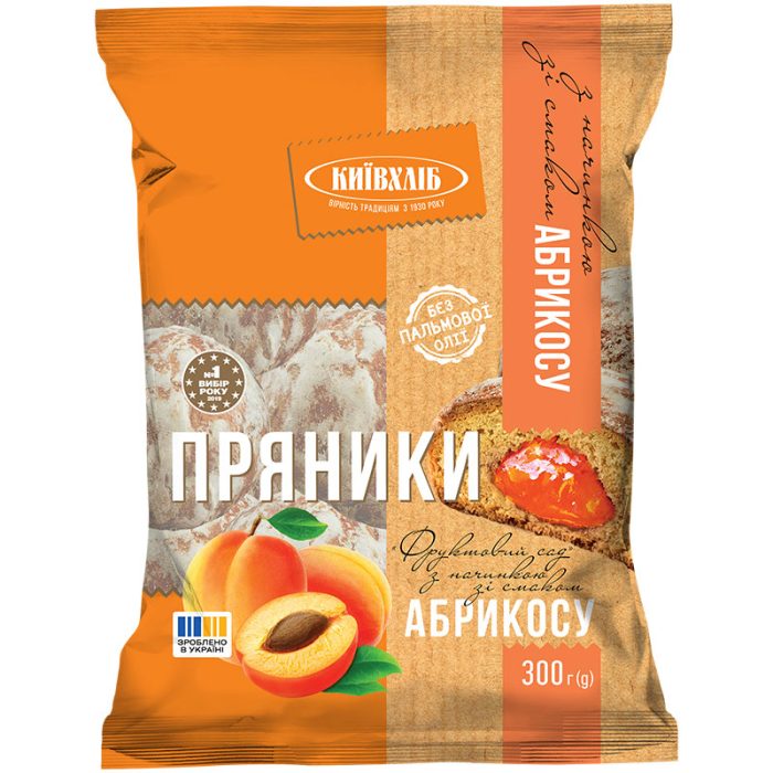 Pierniki "Z nadzieniem morelowym" 300g