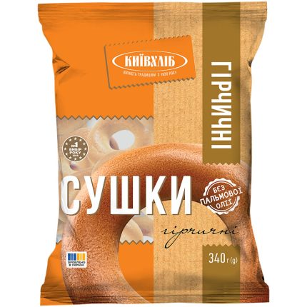 "Kijów Chleb Suszki "Musztardowe" 340g"
