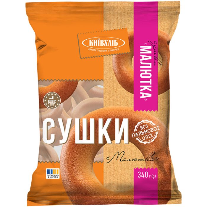 "Kijów Chleb Suszki "Malutka" 340g"