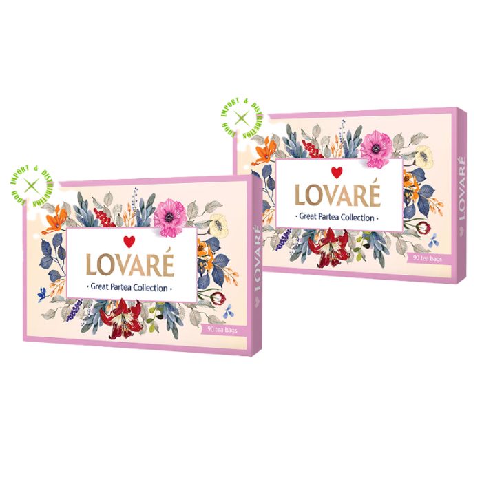 Zestaw Herbat Lovare Great Partea Collection Kolekcja 18 smaków 180 Herbat