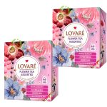 Zestaw Kwiatowych herbat prezent Lovare Assorted Flower 4 smaki 64 saszetki