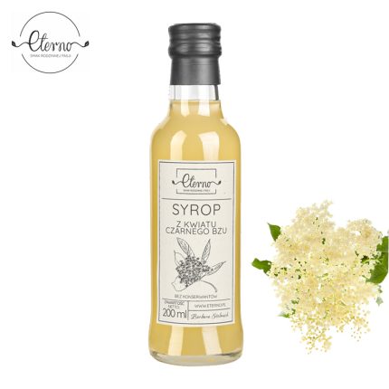 Eterno Syrop z kwiatu Czarnego Bzu suplement diety 200 ml BEZ Chemii