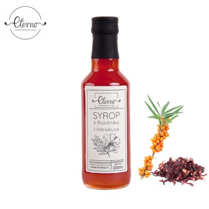 Eterno Syrop z rokitnika i hibiskusa 1 butelka=200ml