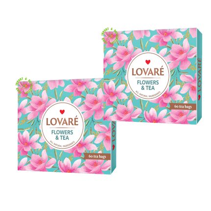 Zestaw Herbat Lovare SPRING FLOWERS TEA idealny prezent 12 smaków 120 szt