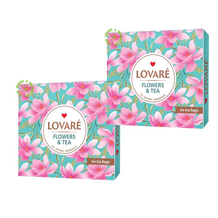 Zestaw Herbat Lovare SPRING FLOWERS TEA idealny prezent 12 smaków 120 szt