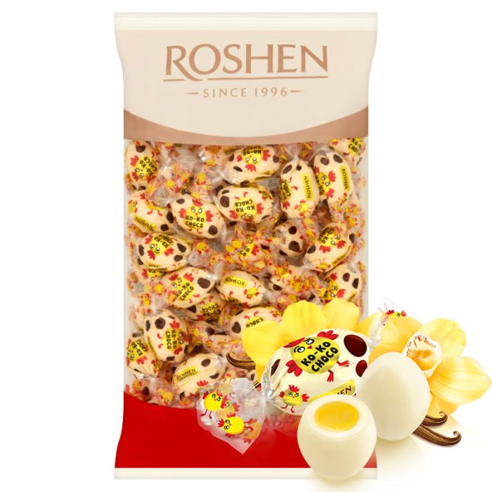 Roshen Ko-Ko Choco White Cukierki wypełnione kremami 1 kg