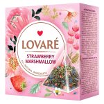 Herbata Lovare mieszanka kwiatowo-ziołowa Strawberry Marshmallow 15 piramidek po 2g
