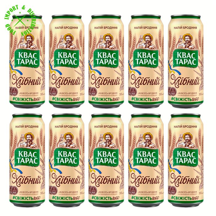Naturalny Kwas chlebowy "Taras Prawdziwy" tradycyjny smak [10 puszek = 5 L]