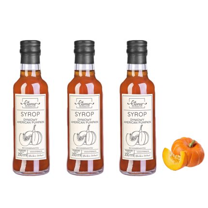 Zestaw Syropów DO KAWY DYNIOWY AMERICAN PUMPKIN 600 ml Eterno BEZ CHEMII