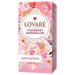 Herbata Lovare mieszanka kwiatowo-ziołowa Strawberry Marshmallow 24 torebki po 1,5gr