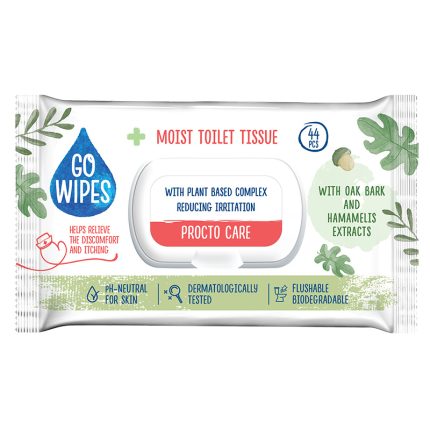 Wilgotny Papier Toaletowy Zapachowy dla Dzieci z Klapką GoWipes 44szt (Kopia)