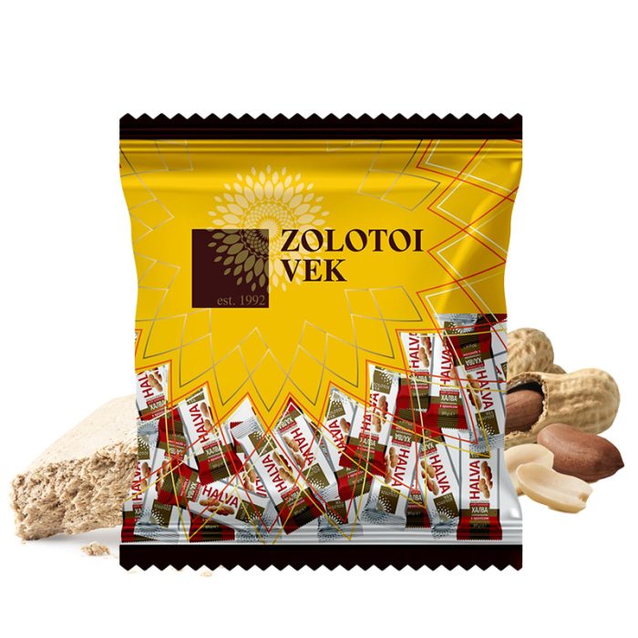 Chałwa słonecznikowa "Złoty wiek" z Orzechami arachidowymi 0,3kg