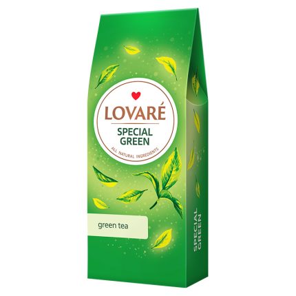 Herbata Lovare zielona Green Tea liściasta [1 stójka = 80g]