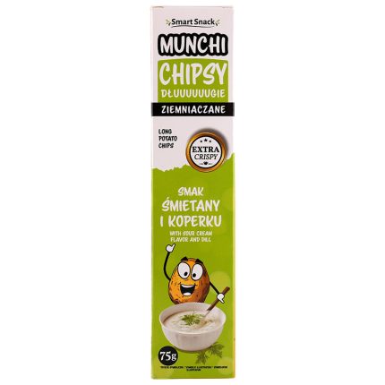 Сhipsy ziemniaczane MUNCHI o smaku śmietany i koperku 75 g