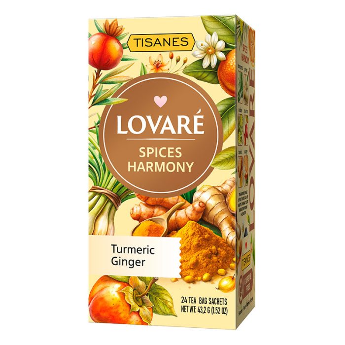 Herbata Lovare ziołowa liściasta w saszetkach Spices Harmony 24 tor x 1,8g