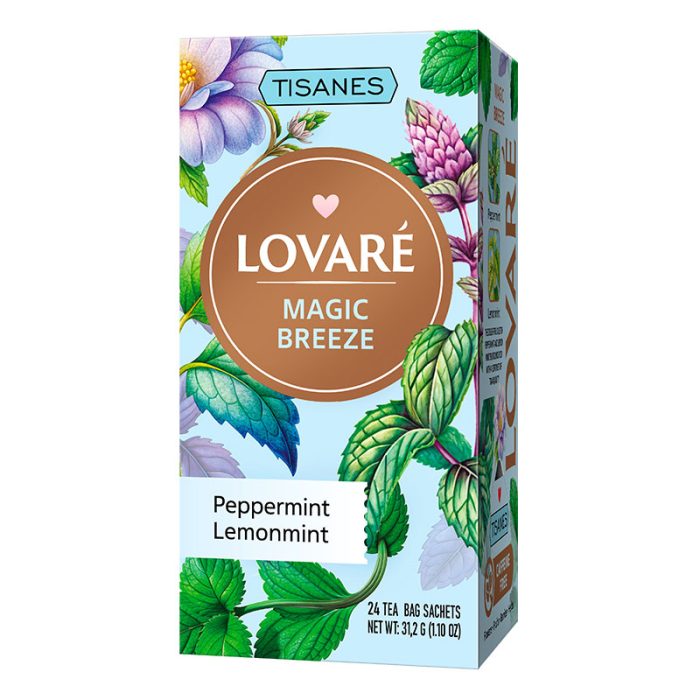Herbata Lovare ziołowa liściasta w saszetkach Magic Breeze 24 tor x 1,3g