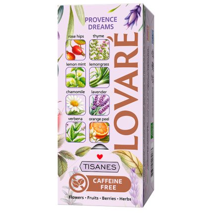 Herbata Lovare ziołowa liściasta w saszetkach Provence Dreams 24 tor x 1,5g