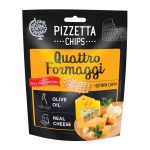 Chrupiące Chipsy o Smaku Czterech Serów Pizzetta Chips Formaggi 70g