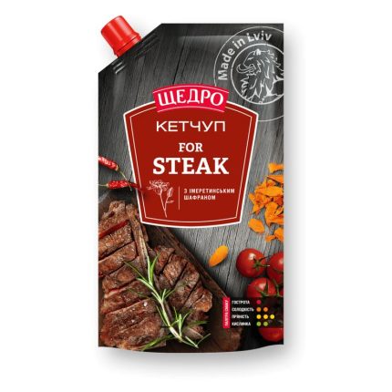 Szczedro Ketchup "Steak" doypack 250g