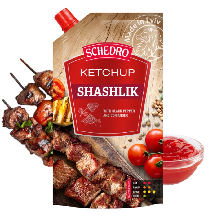 Szczedro Ketchup "Do Szaszłyka" doypack 250g - obrazek 1