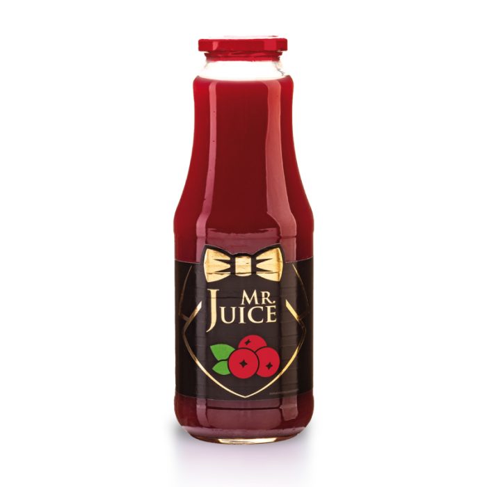 Sok naturalny żurawinowy z miąższem pasteryzowany Mr.Juice 1L - obrazek 1