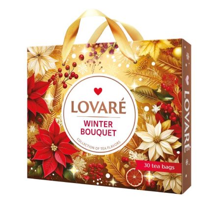 Zestaw herbat świąteczny Lovare Winter Bouquet 6 smaków, 30 torebek