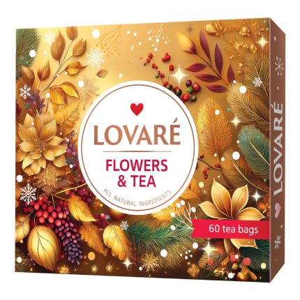 Herbata Lovare Zestaw kwiatowych herbat z dodatkami "Winter FLOWERS TEA W26" 60 tor. po 2g