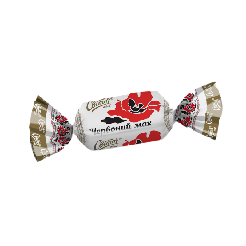 Chervoniy Mak (1) Cukierki Switocz Czerwony Mak o smaku czekolady i praliny 3kg - obrazek 1